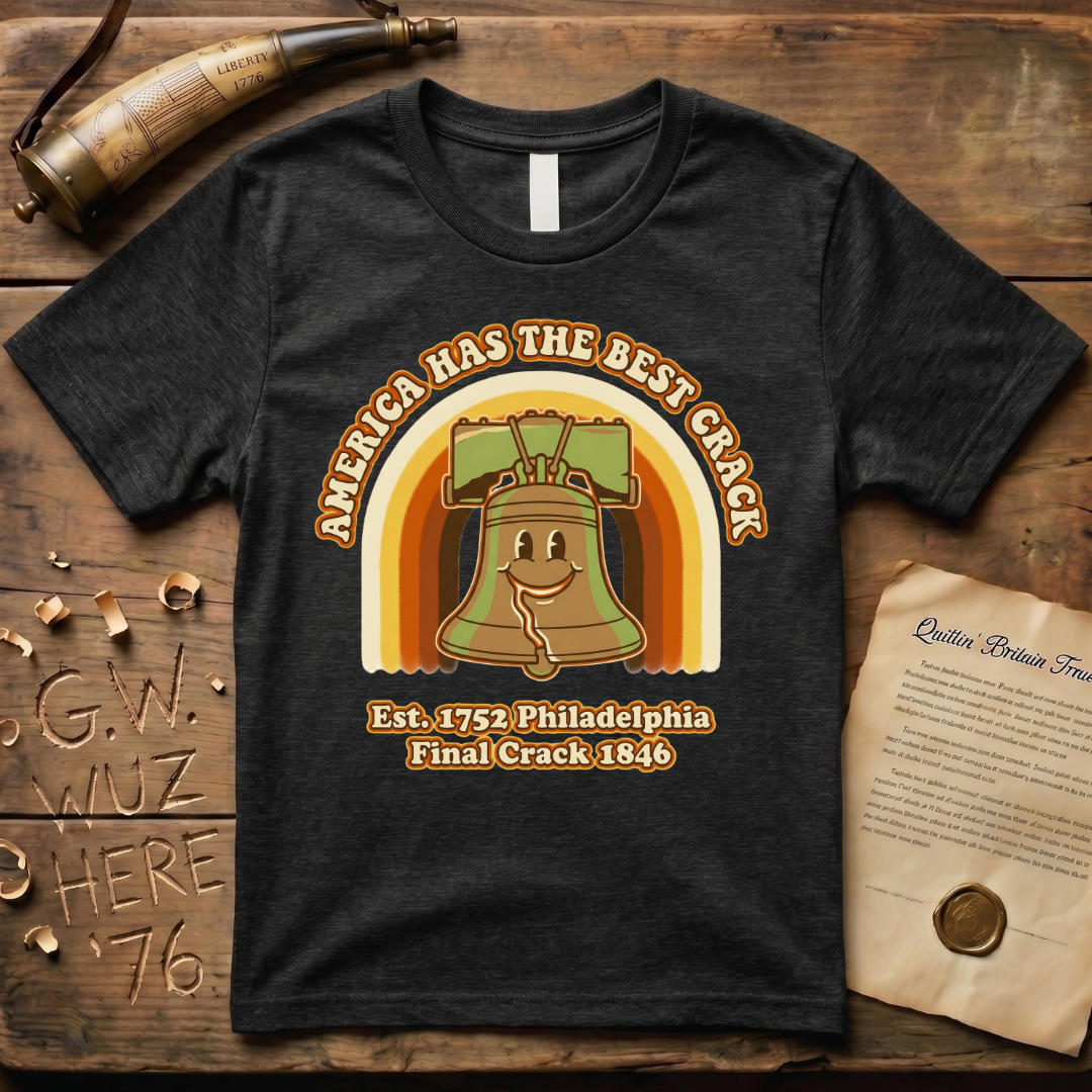 America Has The Best Crack Retro 1970's Style T-Shirt