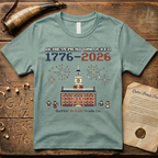 8-Bit Semiquincentennial Achievement Unlocked 1776-2026 T-Shirt