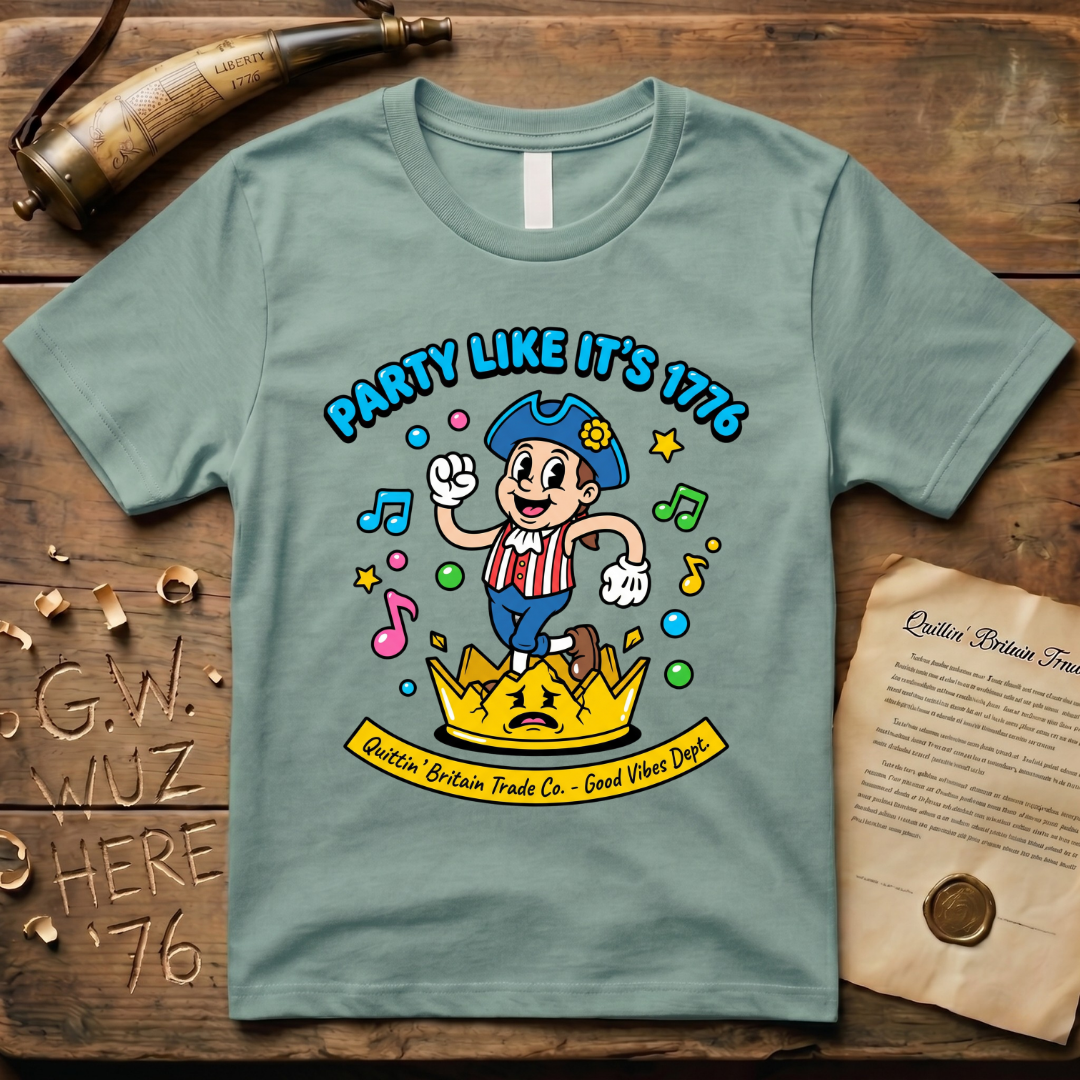 Party Like It's 1776 Rubber Hose Animation T-Shirt