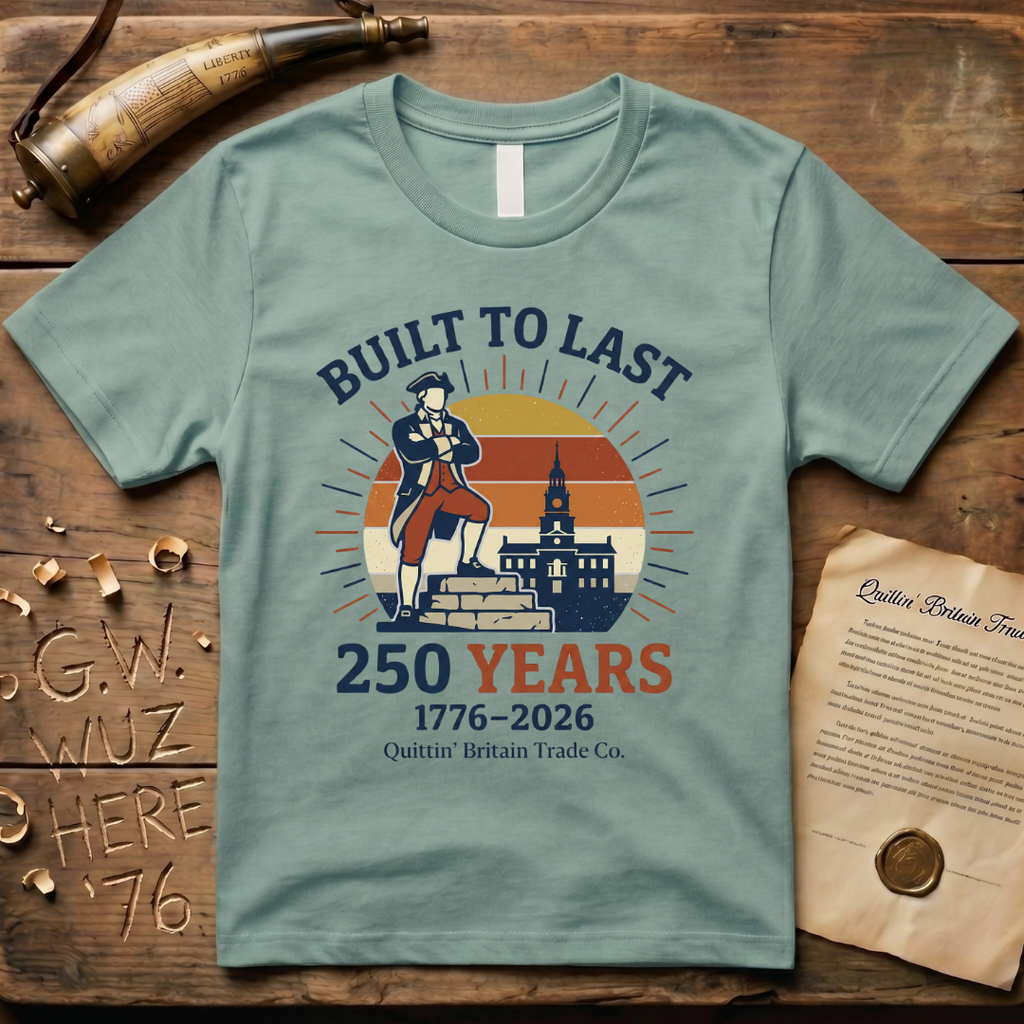 Semiquincentennial Built To Last 250 Years 1776-2026 T-Shirt