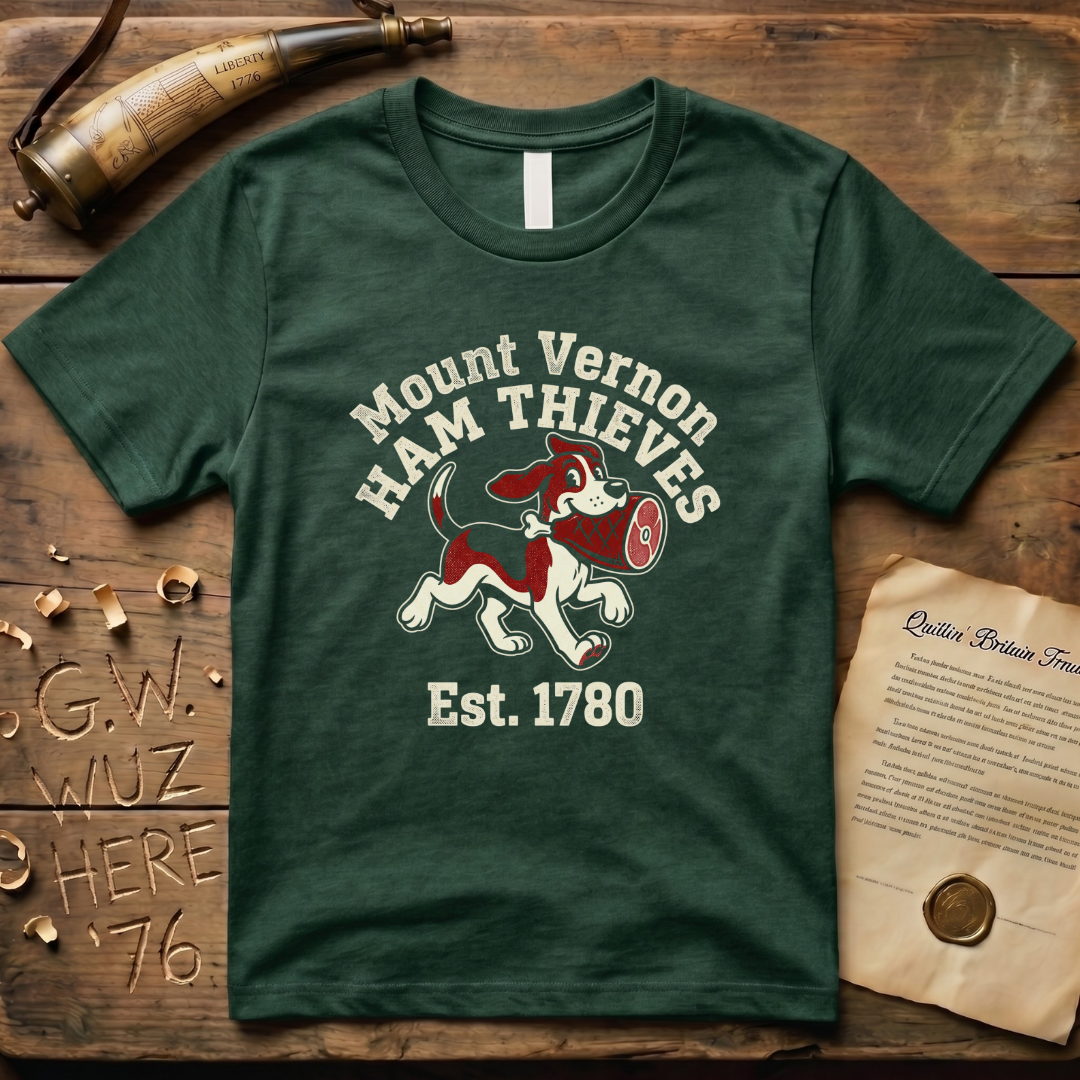 Vulcan - Mount Vernon Ham Thieves Est. 1780 Dark T-Shirt