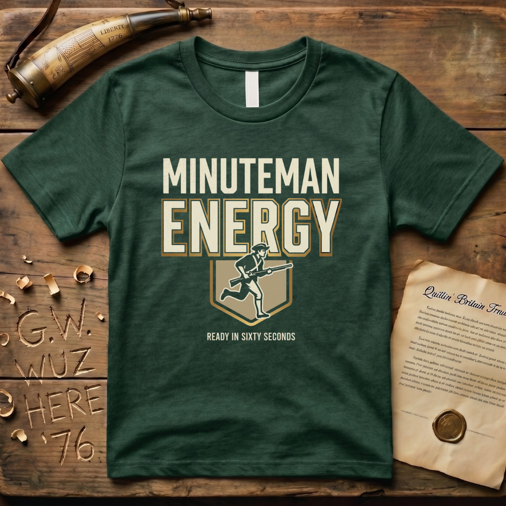 Minuteman Energy - Ready in Sixty Seconds Dark T-Shirt