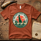 Delaware If You Ain't First You're Last - The First State Park Badge T-Shirt
