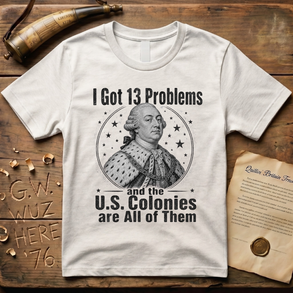 King George I Got 13 Problems and the US Colonies are All of Them T-Shirt