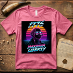 George Washington Maximum Liberty 80's Action Movie T-Shirt