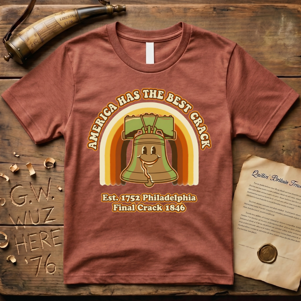 America Has The Best Crack Retro 1970's Style T-Shirt