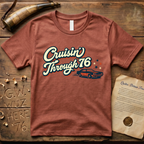 Retro 1976 Bicentennial Cruisin' Through '76 T-Shirt