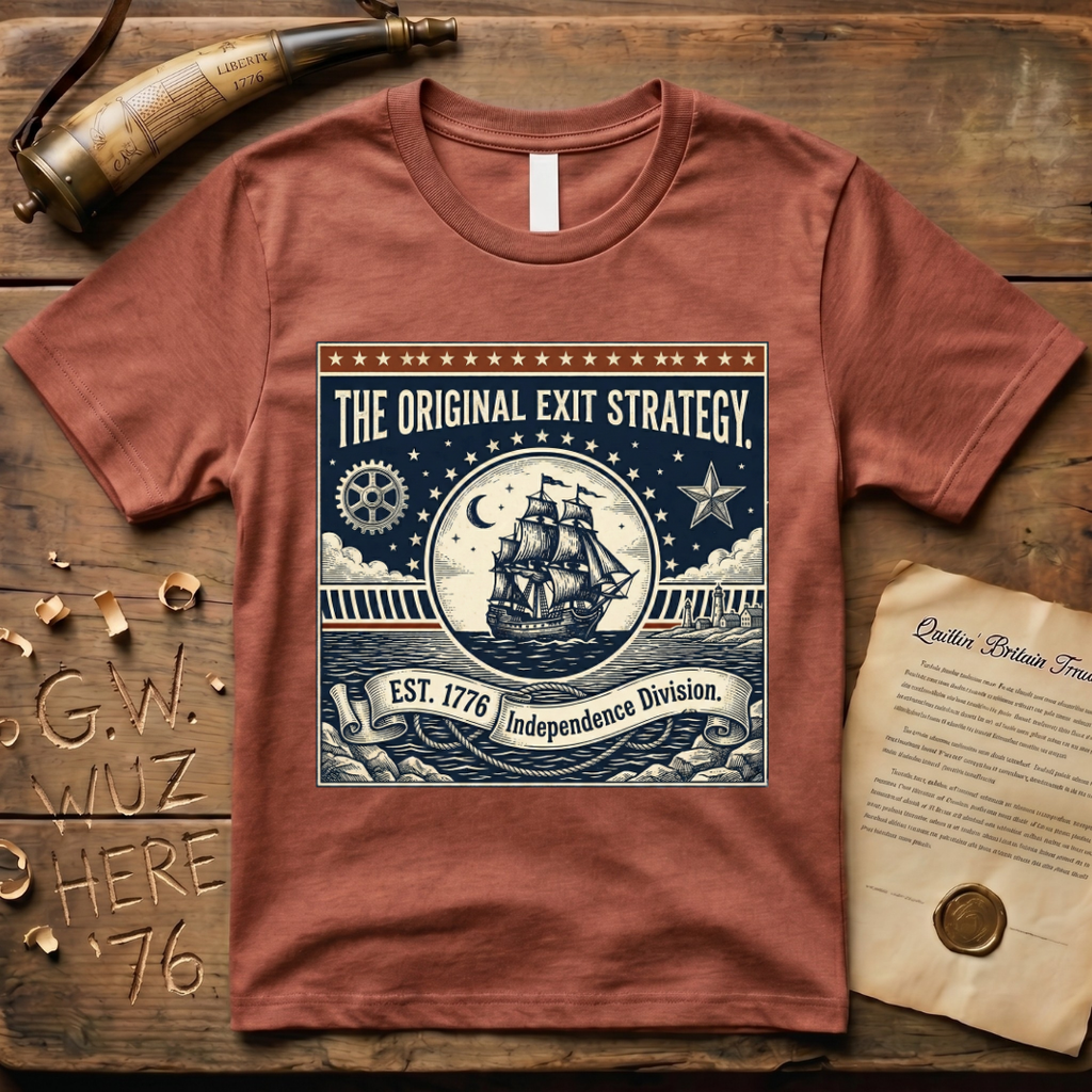 The Original Exit Strategy - Independent Division Tarot-Style T-Shirt