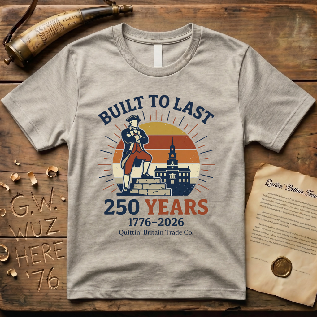 Semiquincentennial Built To Last 250 Years 1776-2026 T-Shirt