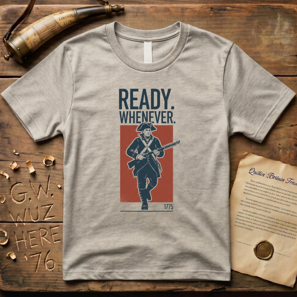 Minutemen Ready Whenever 1775 T-Shirt