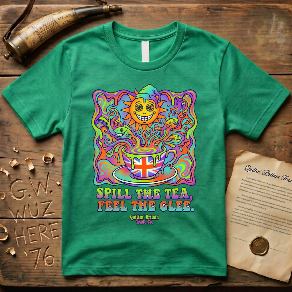Dopamine Psychedelic Spill The Tea, Feel The Glee T-Shirt