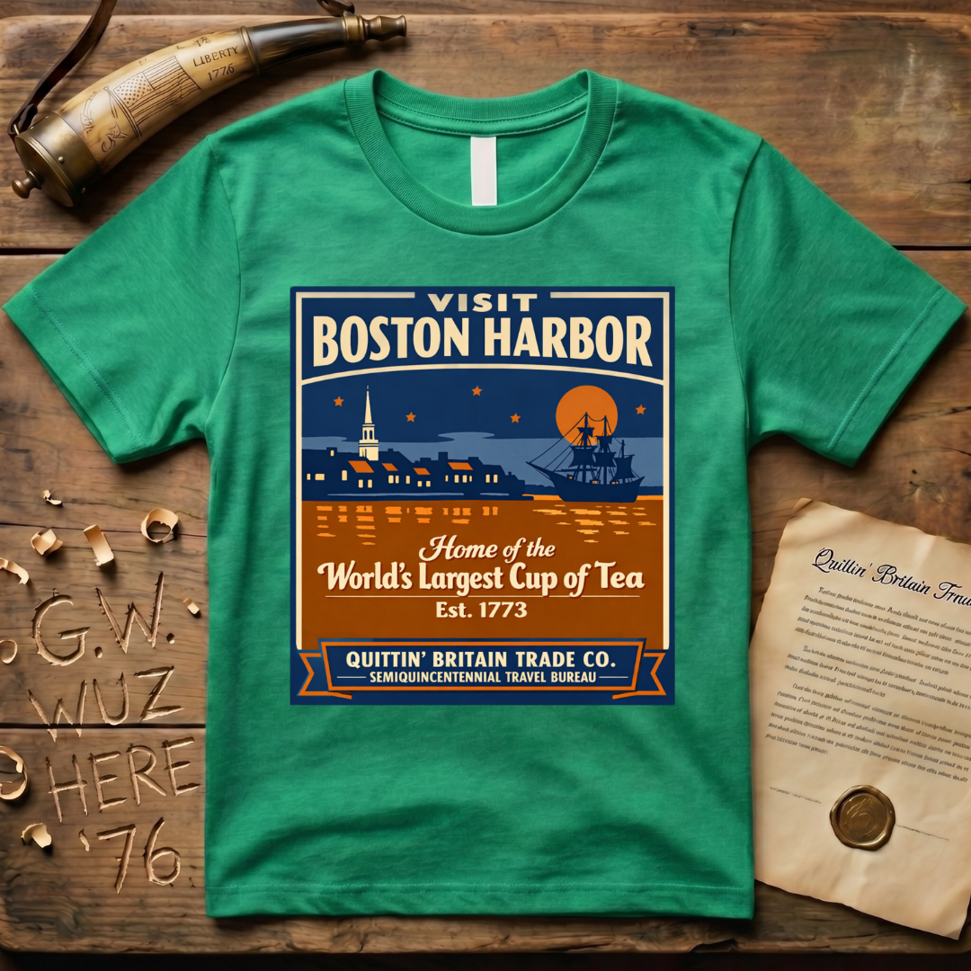 Boston Harbor Home of the World's Largest Cup of Tea T-Shirt