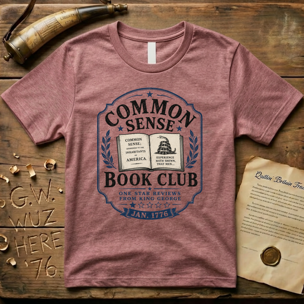 Thomas Paine Common Sense Book Club Light T-Shirt
