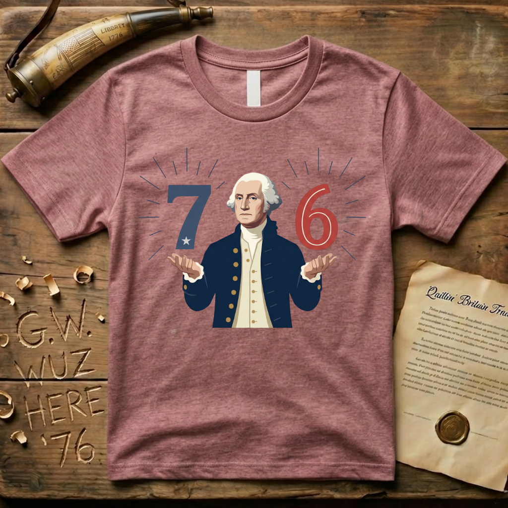 George Washington 1776 6-7 7-6 T-Shirt