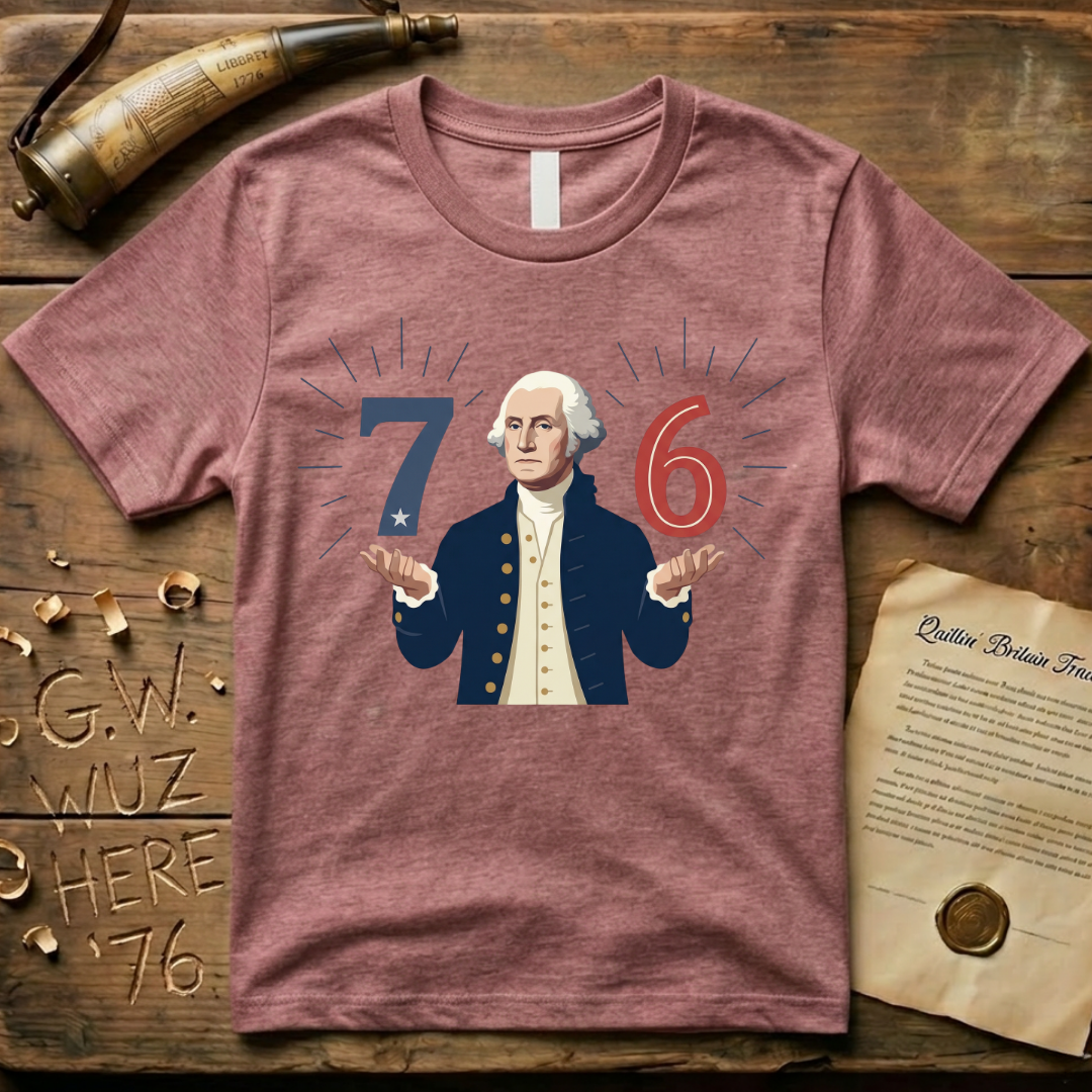 George Washington 1776 6-7 7-6 T-Shirt