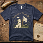 Lila - General Howe's Captured Dog - Even in War, We Love Dogs Dark T-Shirt