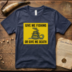 Give Me Fishing or Give Me Death Flag Lure T-Shirt