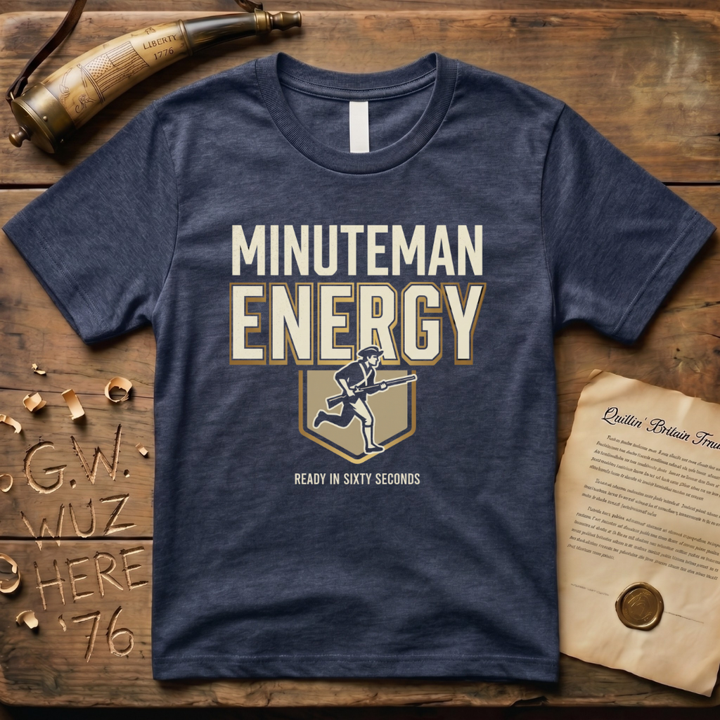 Minuteman Energy - Ready in Sixty Seconds Dark T-Shirt