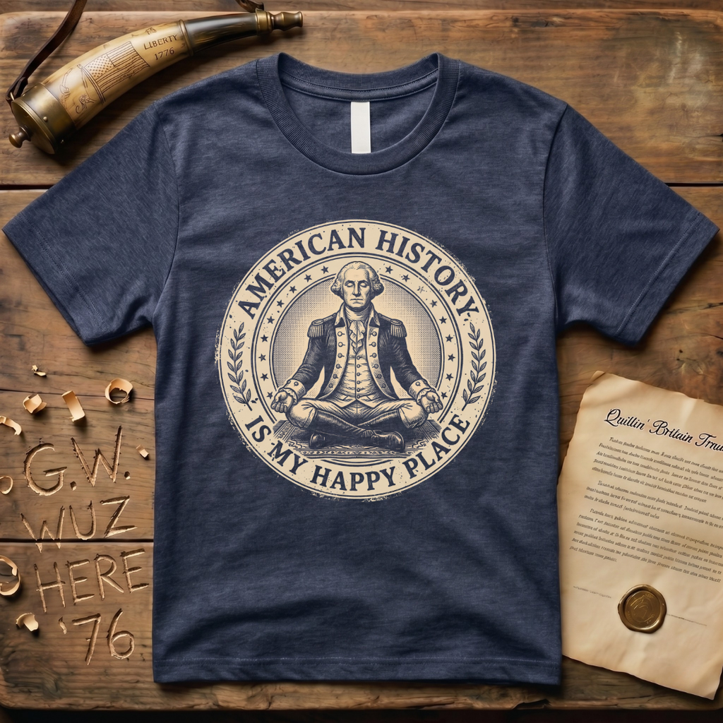 American History is My Happy Place Yoga T-Shirt