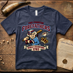 The Fightin' Forefathers World Champions 1783 Baseball Retro Batter T-Shirt