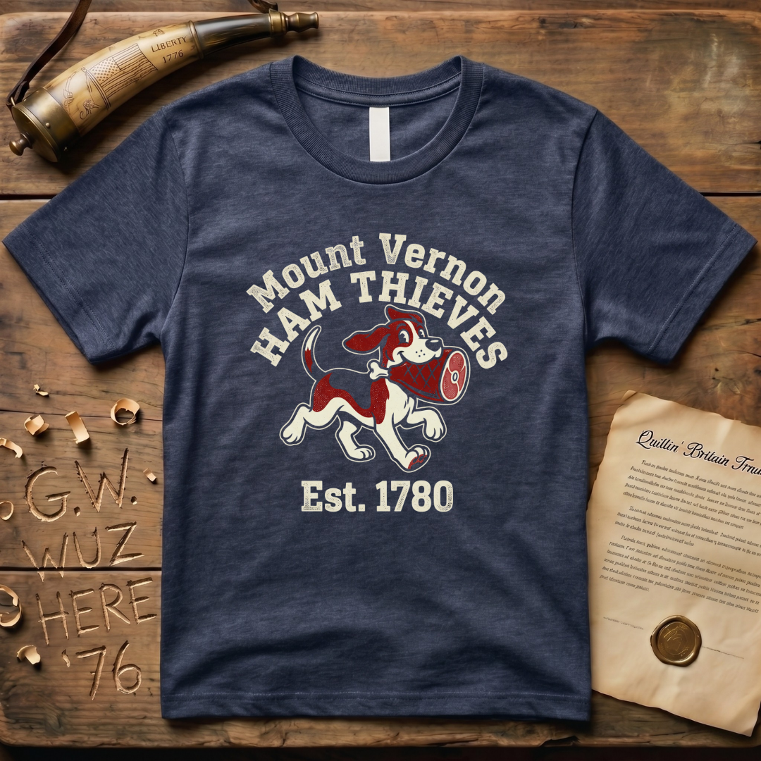 Vulcan - Mount Vernon Ham Thieves Est. 1780 Dark T-Shirt