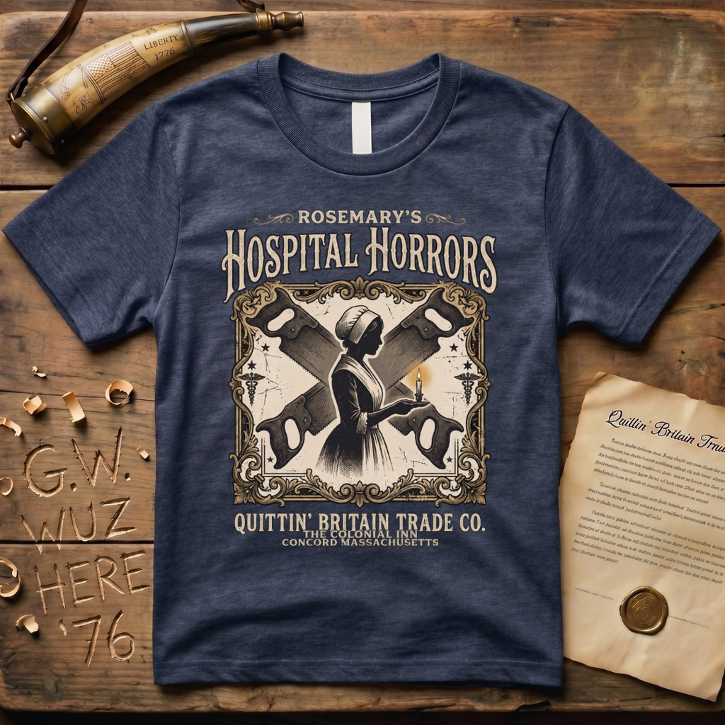Rosemary's Hospital Horrors The Colonial Inn Ghost Story Dark T-Shirt
