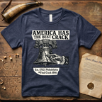 America Has The Best Crack Retro Olde-Style Vintage T-Shirt