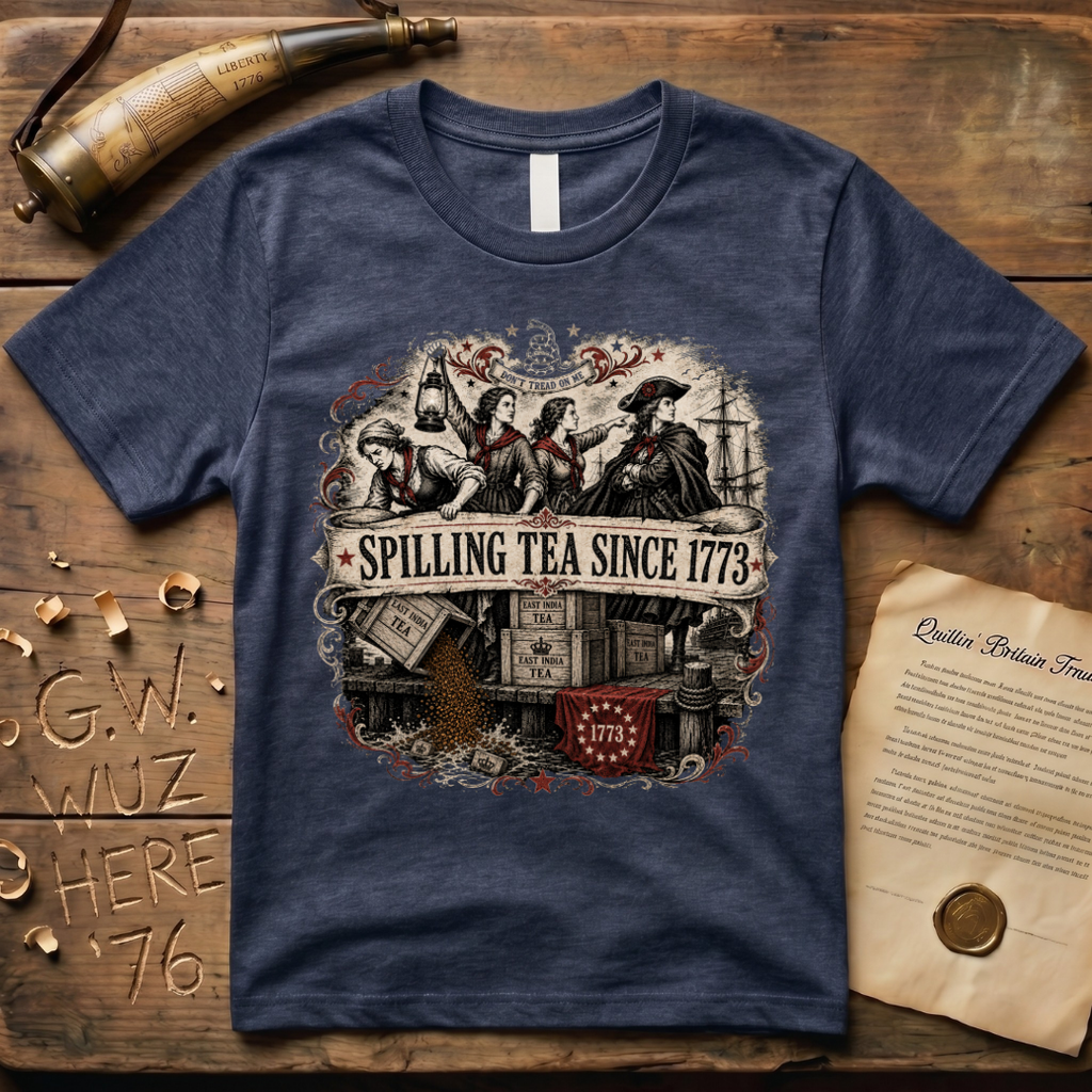 The Ladies of Boston Spilling Tea Since 1773 T-Shirt
