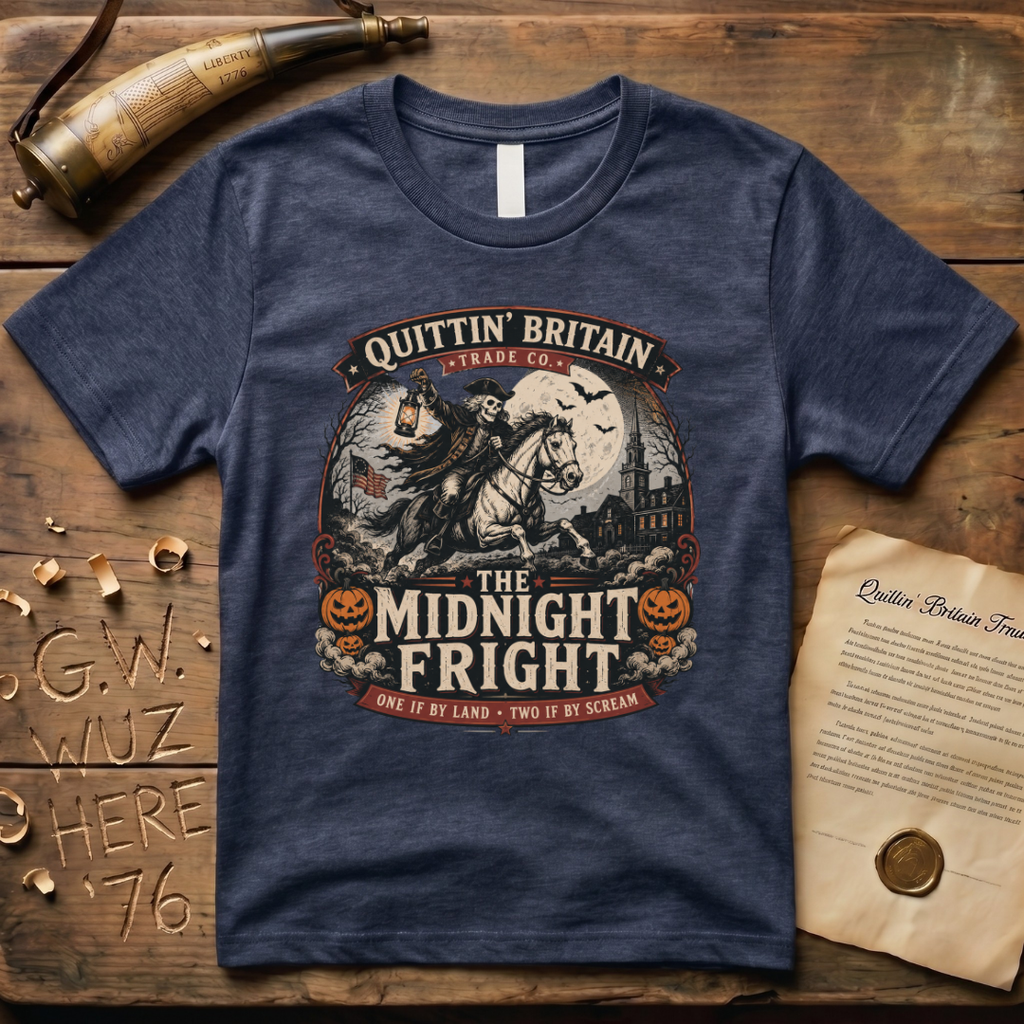 The Midnight Fright Paul Revere Halloween T-Shirt
