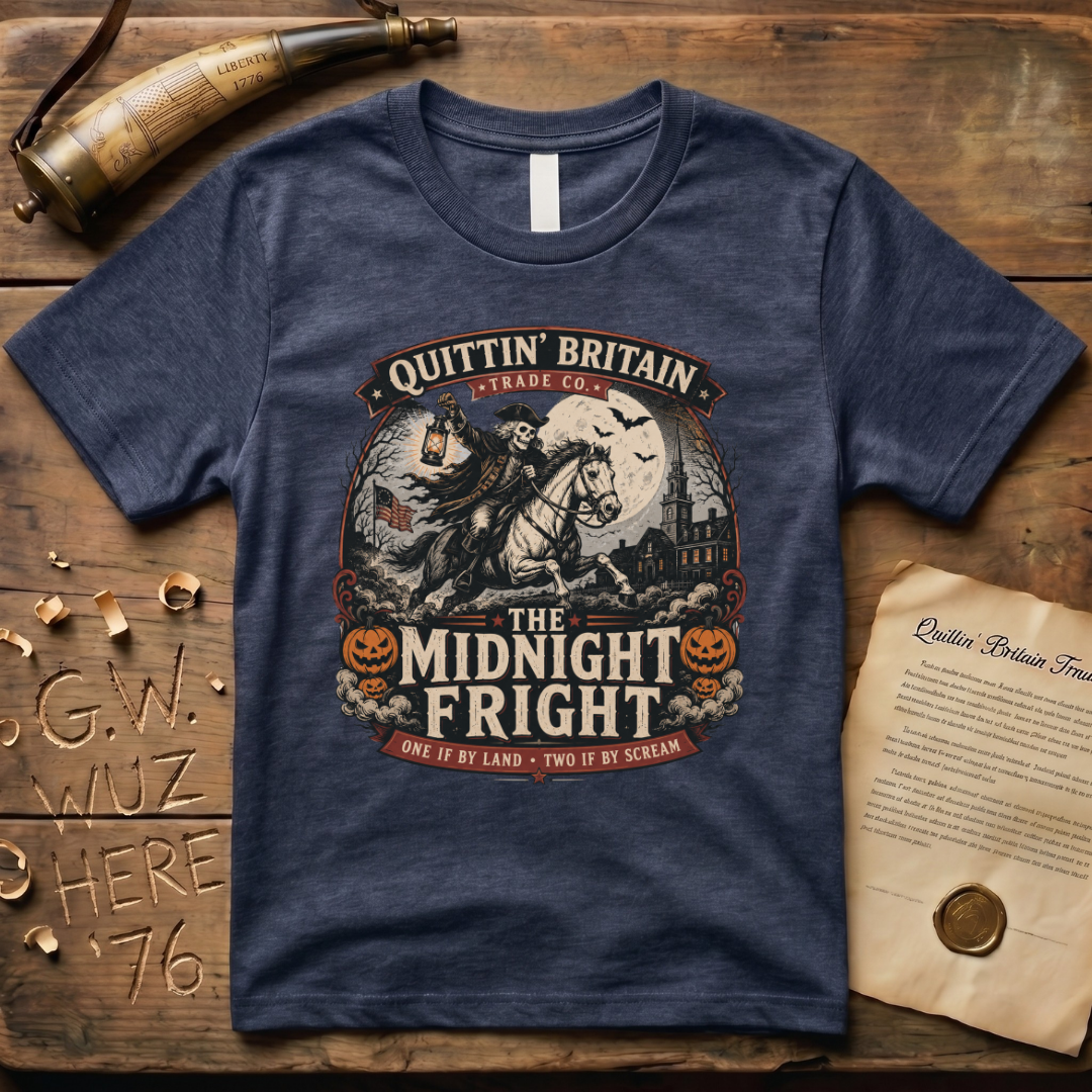 The Midnight Fright Paul Revere Halloween T-Shirt