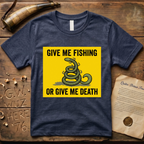 Give Me Fishing or Give Me Death Flag Lure T-Shirt