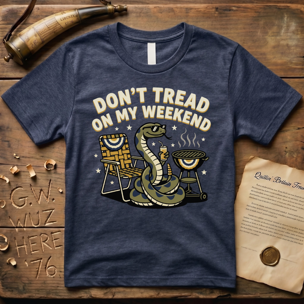 Don't Tread on My Weekend Snake Dark T-Shirt