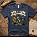 Don't Tread on My Weekend Snake Dark T-Shirt