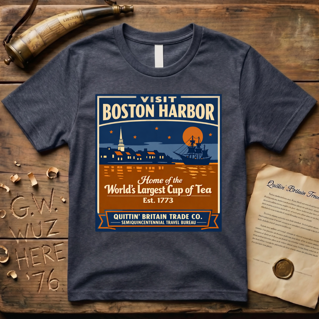Boston Harbor Home of the World's Largest Cup of Tea T-Shirt