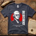 Thomas Jefferson Big DEC Energy 1776 Declaration of Independence Dark T-Shirt