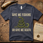 Give Me Fishing or Give Me Death Dark Lure T-Shirt