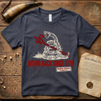 Biting Back Since 1776 Timber Rattlesnake Dark Design T-Shirt