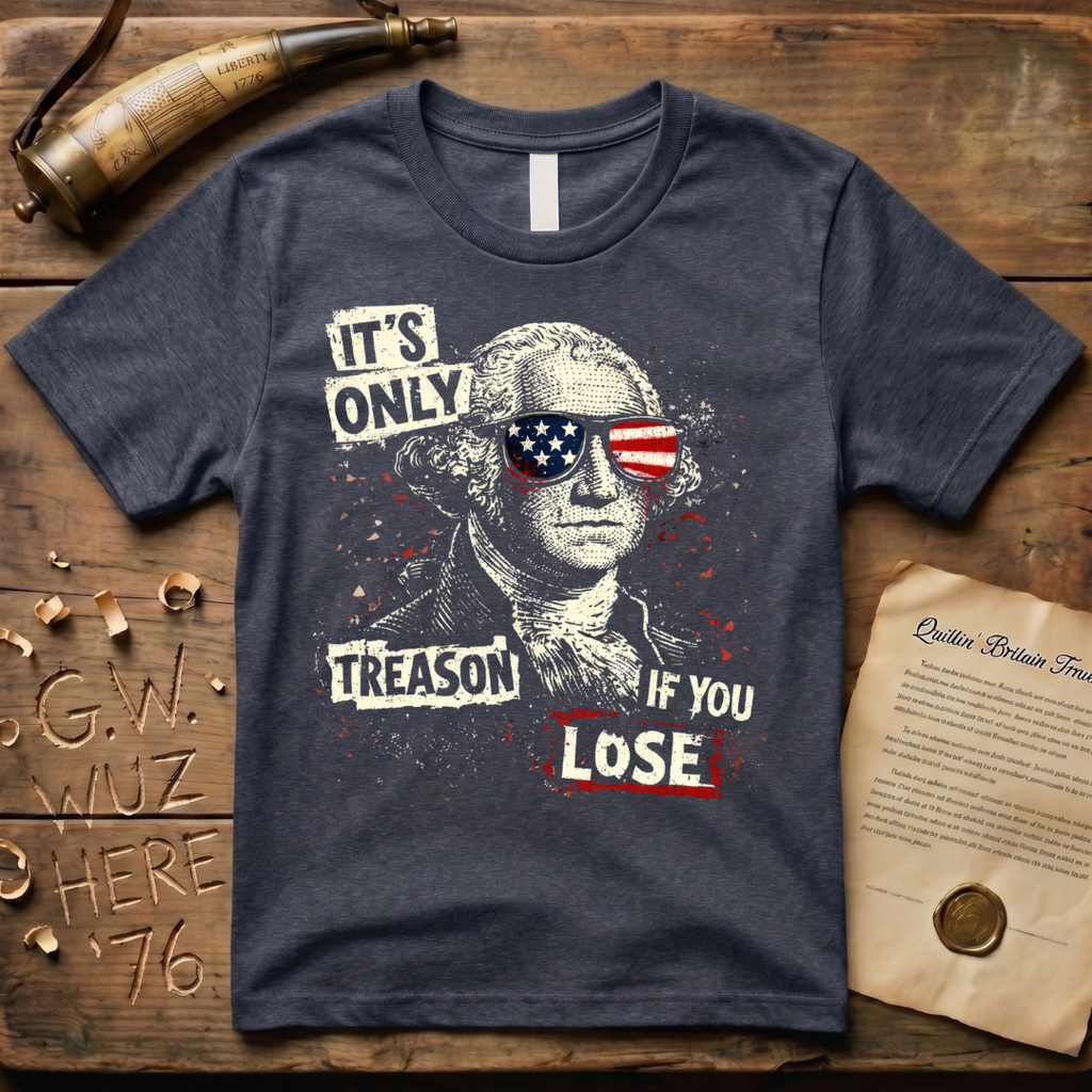 It's Only Treason If You Lose Dark Punk T-Shirt