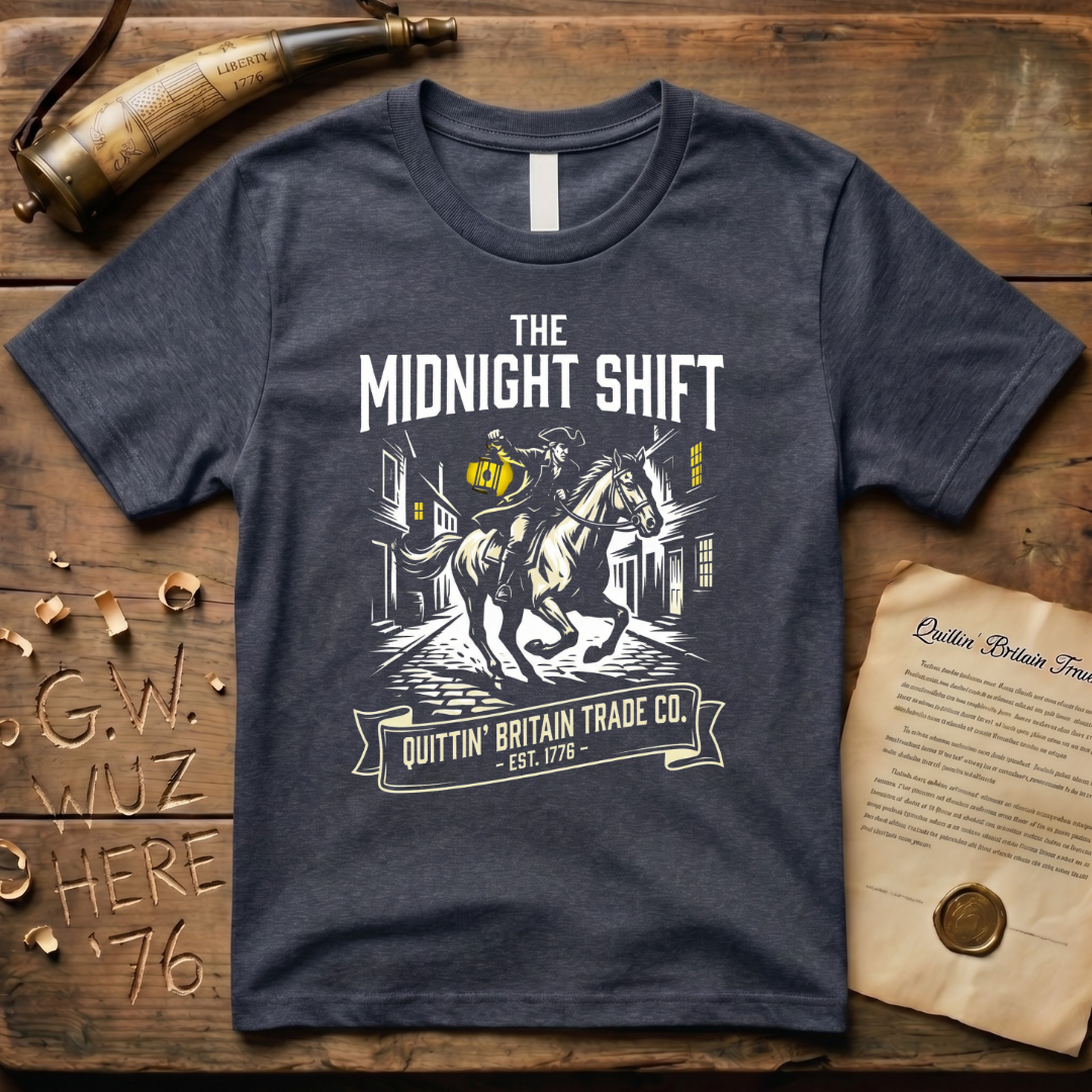 Paul Revere is on The Midnight Shift T-Shirt