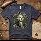 George Washingdone with Your Attitude Badge Design T-Shirt