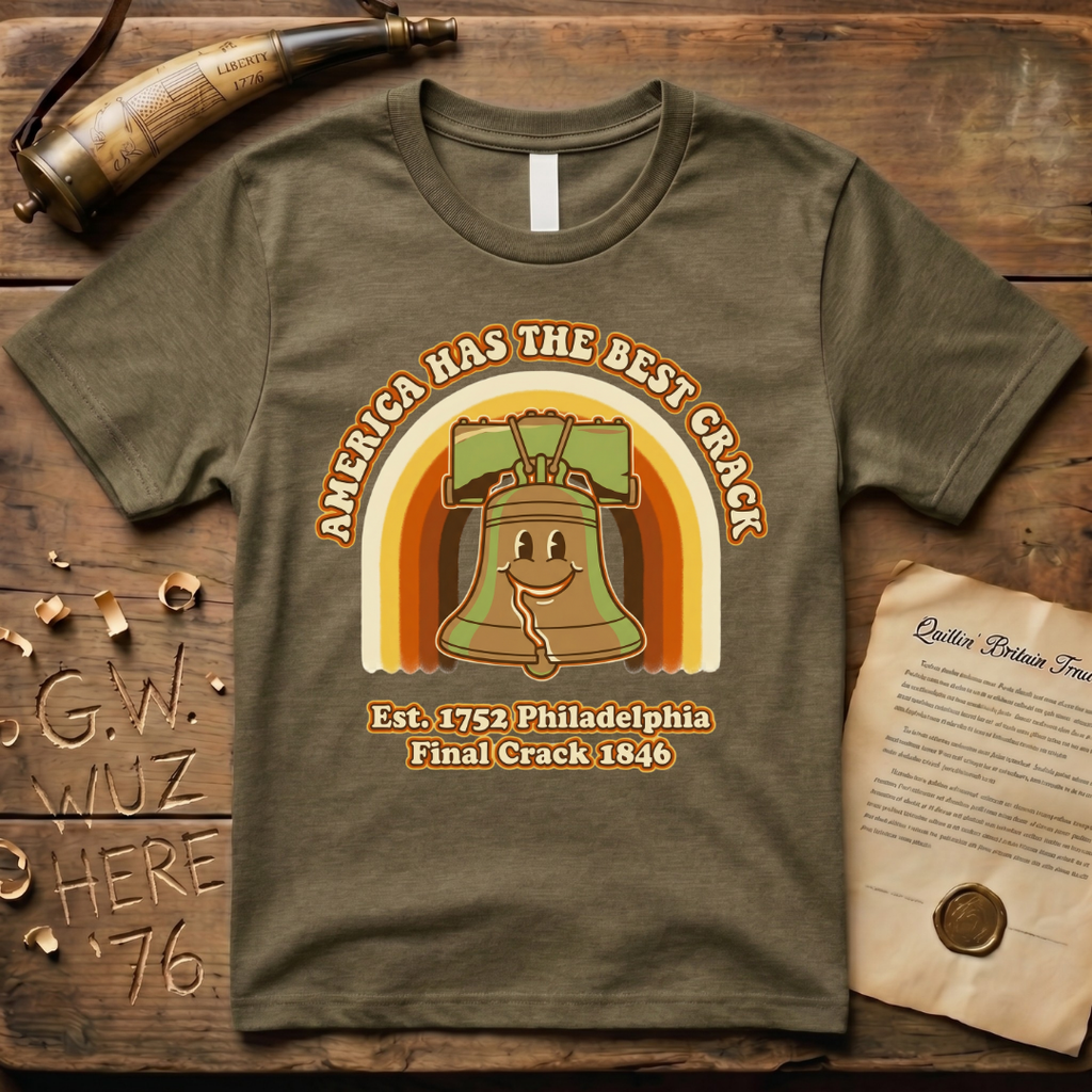America Has The Best Crack Retro 1970's Style T-Shirt