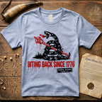 Quittin' Britain Trade Co. Biting Back Since 1776 Timber Rattlesnake T-Shirt