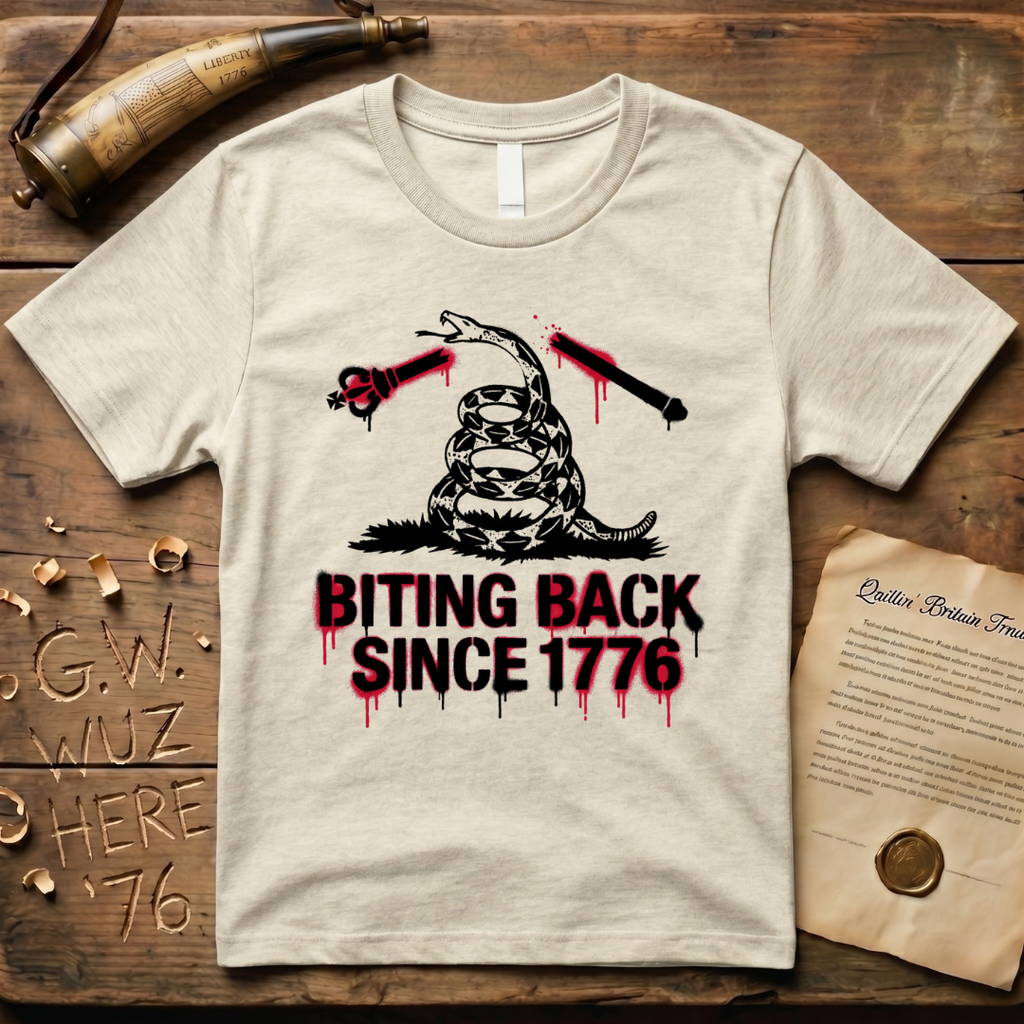 Biting Back Since 1776 Gadsen Snake T-Shirt