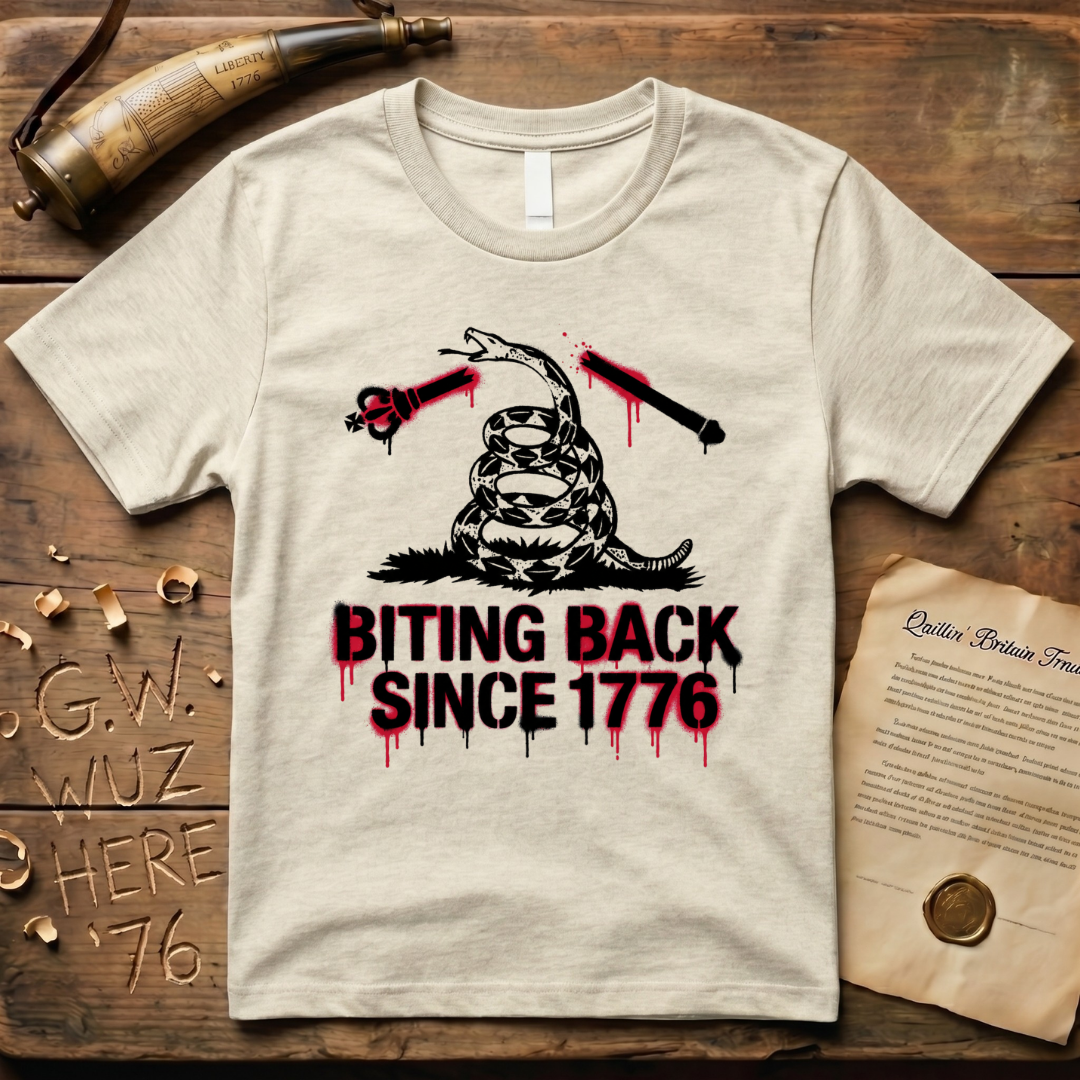 Biting Back Since 1776 Gadsen Snake T-Shirt