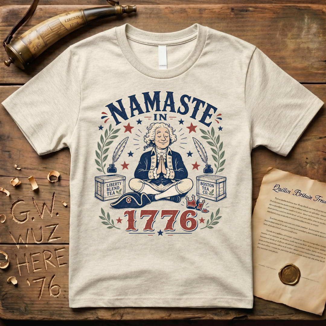 Namaste in 1776 Yoga T-Shirt