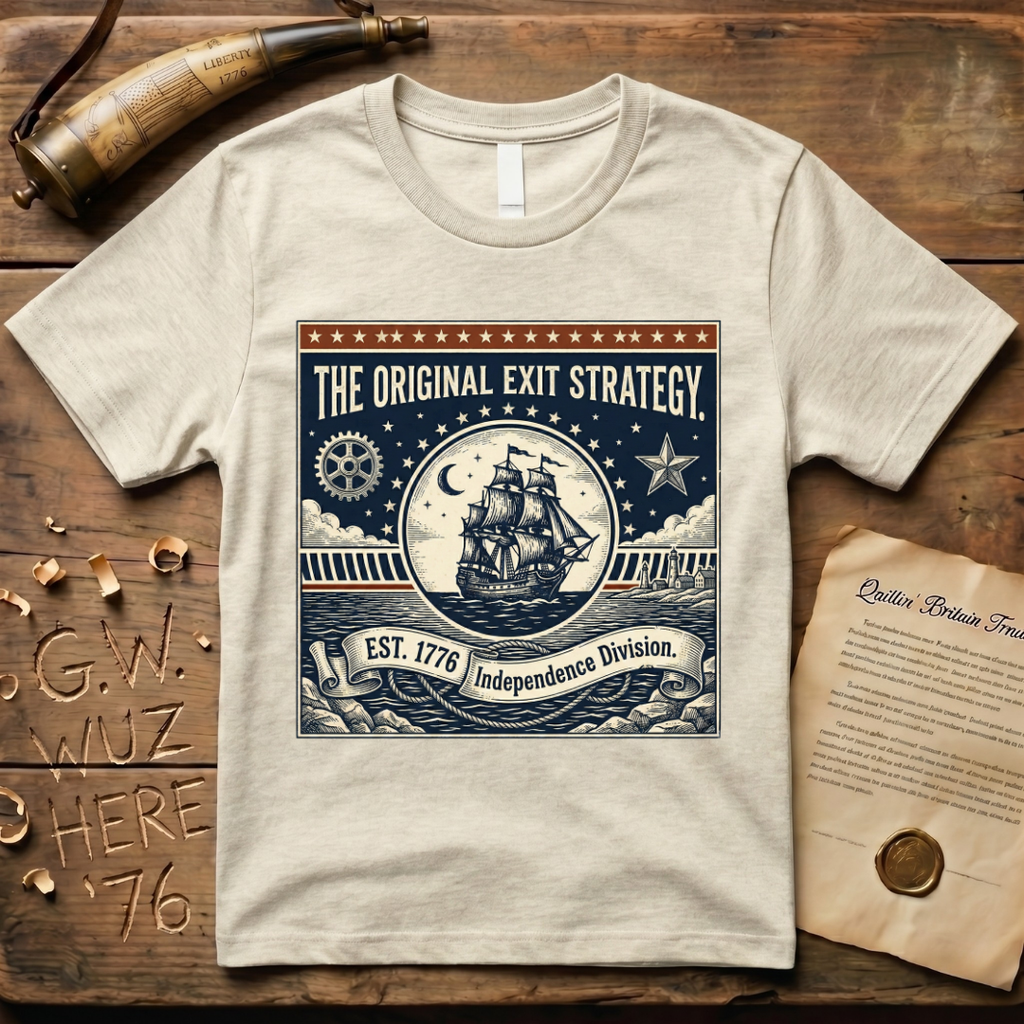 The Original Exit Strategy - Independent Division Tarot-Style T-Shirt