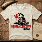 Quittin' Britain Trade Co. Biting Back Since 1776 Timber Rattlesnake T-Shirt