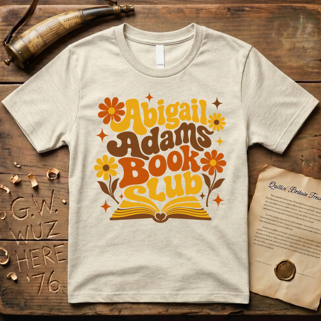 Abigail Adams Book Club 1970's Style T-Shirt