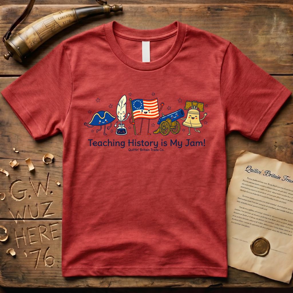 Teaching History is My Jam School Teacher Light T-Shirt