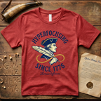 Thomas Jefferson - Hyper Focusing Since 1776 - Gold Autism Infinite Symbol T-Shirt